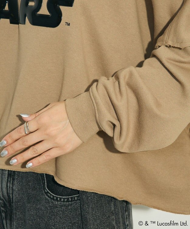 Green Parks ＳＴＡＲ　ＷＡＲＳ／メタルプリントスウェット Beige