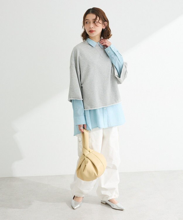 Green Parks ・ＳＵＧＡＲ　ＳＰＯＯＮ　７分袖ウラケスウェット Gray Mixture