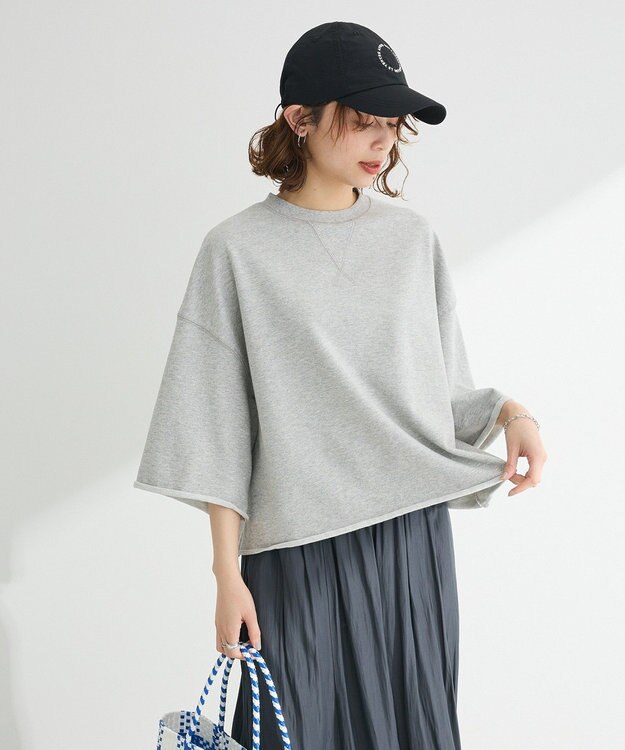 Green Parks ・ＳＵＧＡＲ　ＳＰＯＯＮ　７分袖ウラケスウェット Gray Mixture