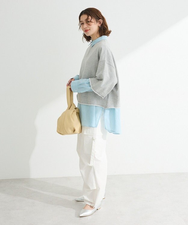 Green Parks ・ＳＵＧＡＲ　ＳＰＯＯＮ　７分袖ウラケスウェット Gray Mixture