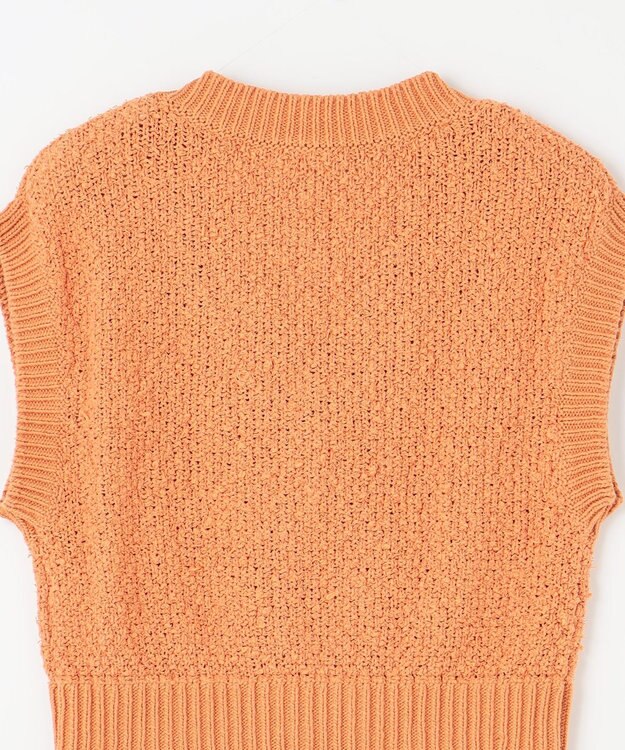 GRACE CONTINENTAL カノコショートニットトップ オレンジ