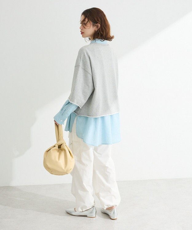 Green Parks ・ＳＵＧＡＲ　ＳＰＯＯＮ　７分袖ウラケスウェット Gray Mixture