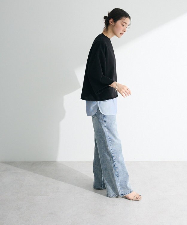 Green Parks ・ＳＵＧＡＲ　ＳＰＯＯＮ　７分袖ウラケスウェット Gray Mixture