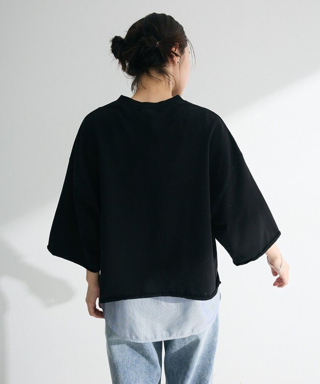 Green Parks ・ＳＵＧＡＲ　ＳＰＯＯＮ　７分袖ウラケスウェット Gray Mixture