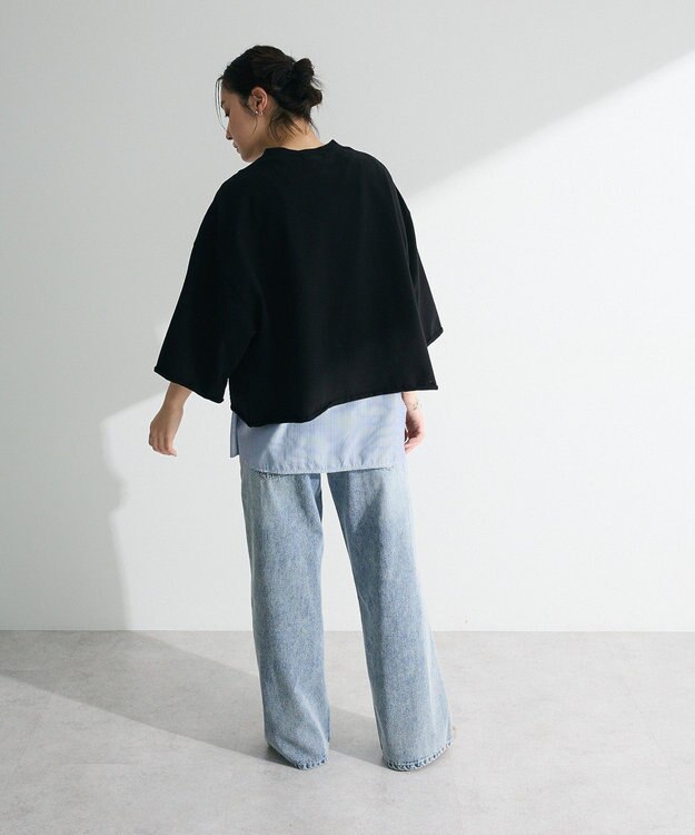 Green Parks ・ＳＵＧＡＲ　ＳＰＯＯＮ　７分袖ウラケスウェット Gray Mixture