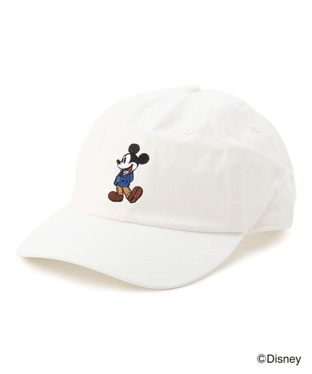 J.PRESS MEN 【DISNEY COLLECTION】【UNISEX】ベイスボールキャップ / ミッキーマウス ホワイト系