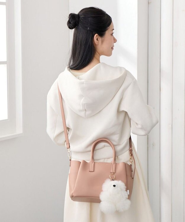 ROOTOTE 3662【きちんと感と頼れる収納力】LT.デリ.オブロング-A 03：ピンクベージュ