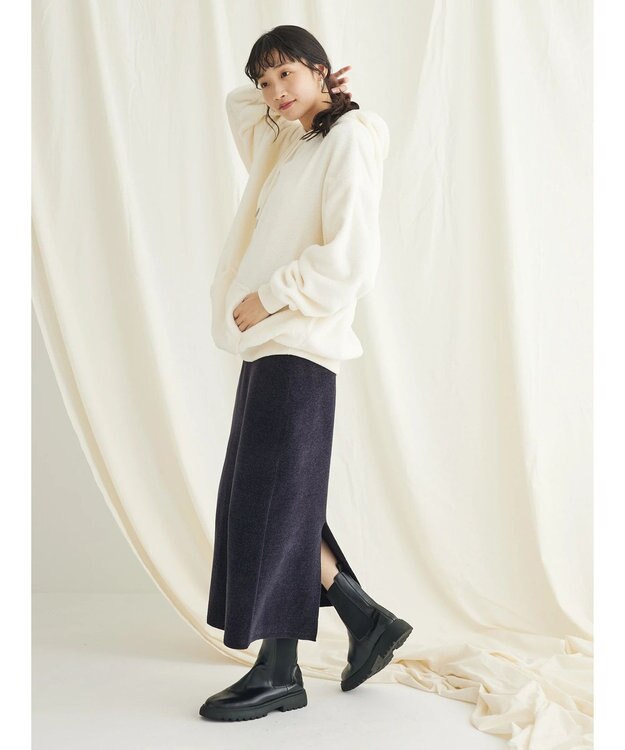 CRAFT STANDARD BOUTIQUE シャギーボアパーカー Ivory