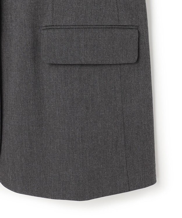 UNFILO 【セットアップ着用可】マイビューティ オーバージャケット チャコール