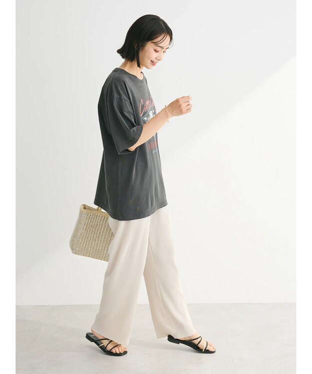 Green Parks ウ゛ィンテージカーロゴチュニック Charcoal Gray