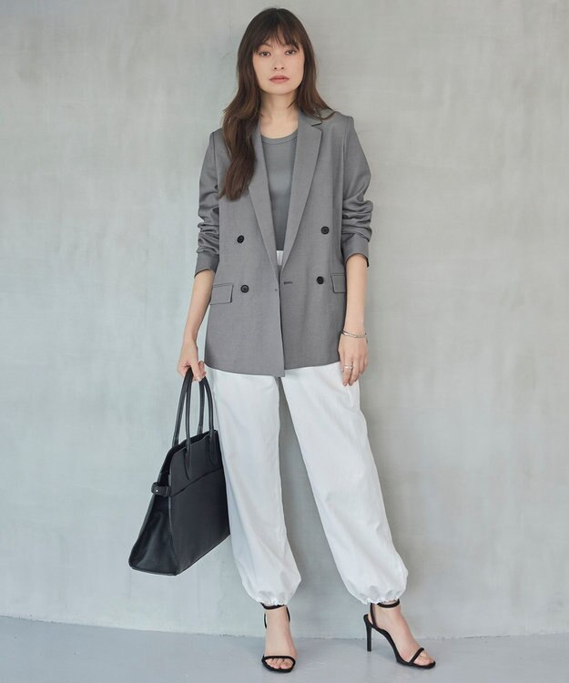 ICB 【洗える】オーガニックリブタンク モスグレー系