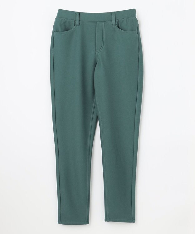 ANY 【裏起毛】ウォームタッチパンツ ブルーグリーン