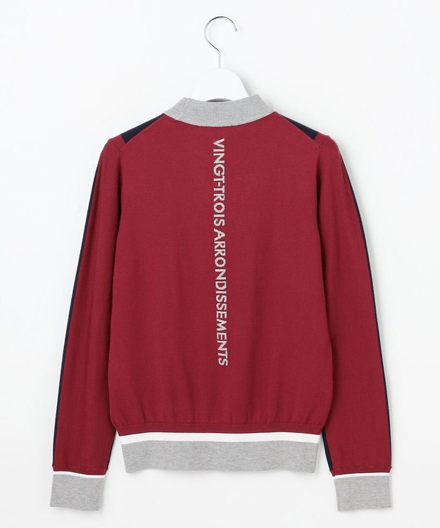 23区GOLF 【WOMEN】カラーブロックセーター ネイビー系