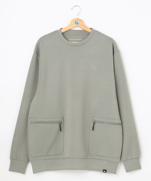 SHARE PARK MENS 【UNISEX】エアリッチダンボールクルーネック（L・XLサイズ） グリーン