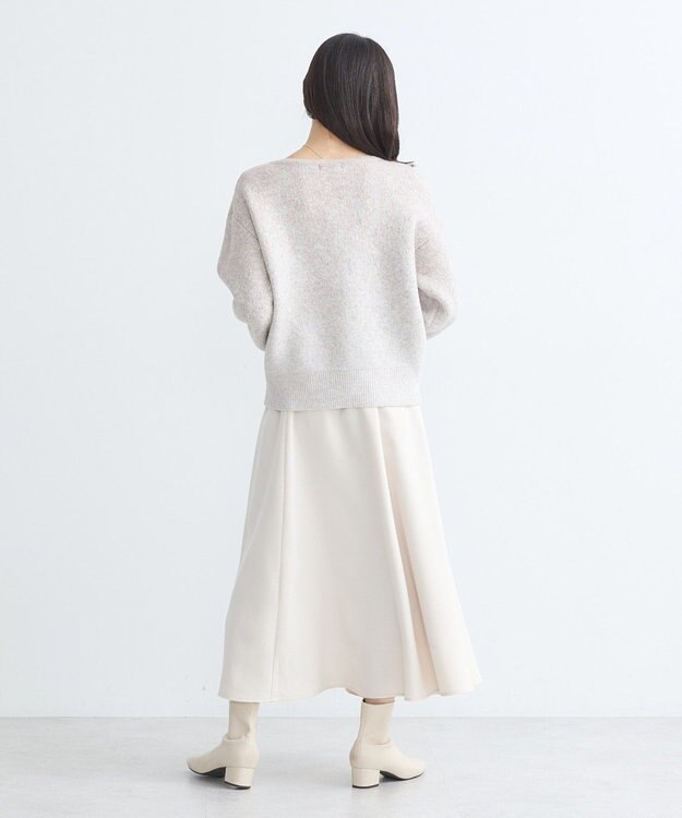 earth music&ecology ラメグラデーションニットプルオーバー Beige