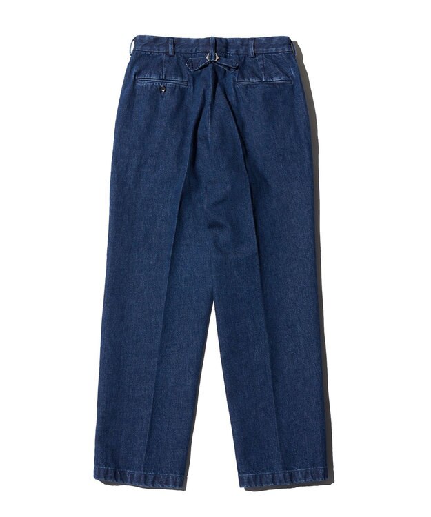 J.PRESS MEN 【J.PRESS ORIGINALS】1TUCK PIPED STEM DENIM ブルー系