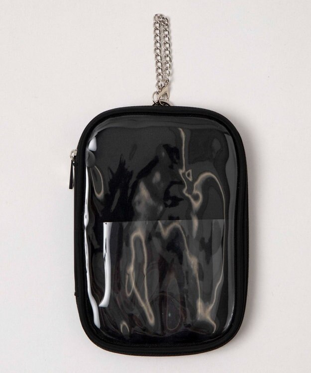 WEGO ソフトタッチアクリルスタンドポーチ ブラック