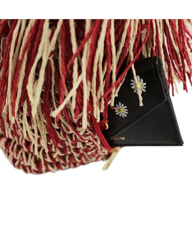 ROOTOTE 1151【カゴバッグ】LT.デリ.フリンジ.バスケット-C 01：ストロベリーミルク