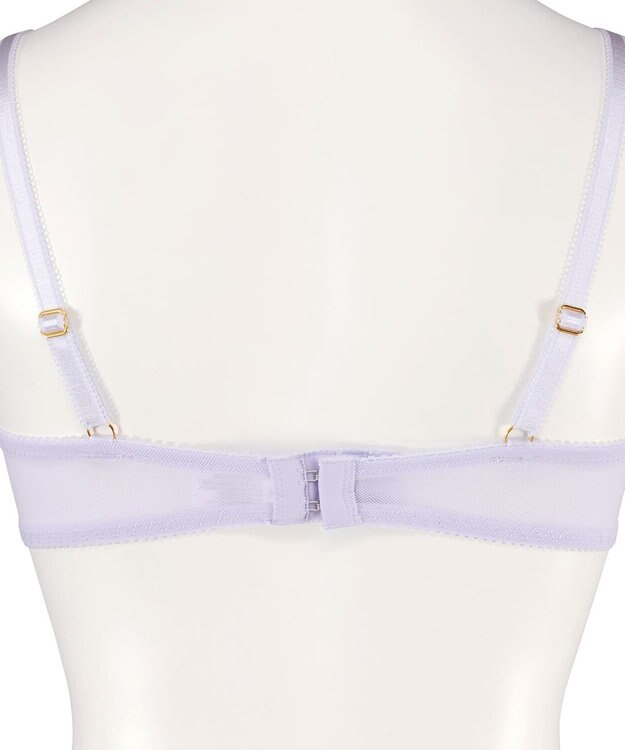 San-ai Resort（三愛水着楽園） 【northerly bra フィットシリーズ 谷間メイク】 カシュクールレースモールド ブラジャー＆ショーツSet B～Fカップ ブルー