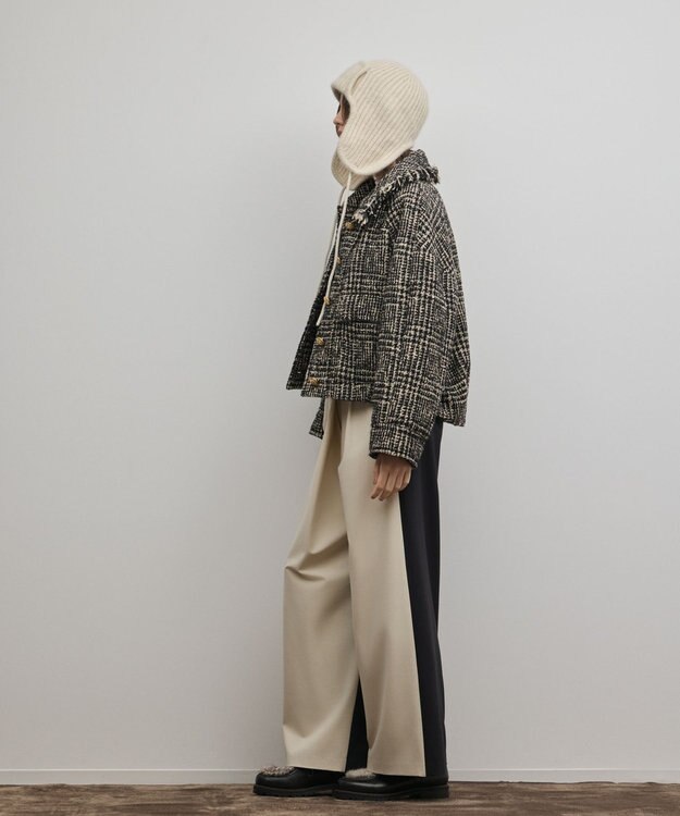 GRACE CONTINENTAL ラップワイドパンツ ベージュ