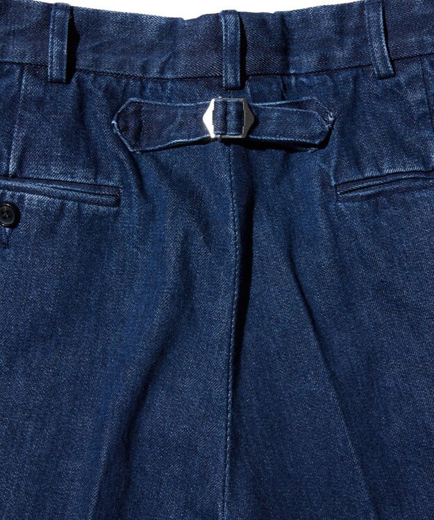 J.PRESS MEN 【J.PRESS ORIGINALS】1TUCK PIPED STEM DENIM ブルー系