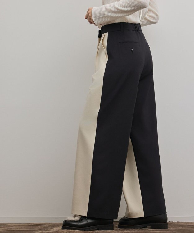 GRACE CONTINENTAL ラップワイドパンツ ベージュ