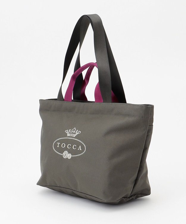 TOCCA 【撥水素材＆防水ファスナー】RAIN TOTEBAG トートバッグ ライトグレー系