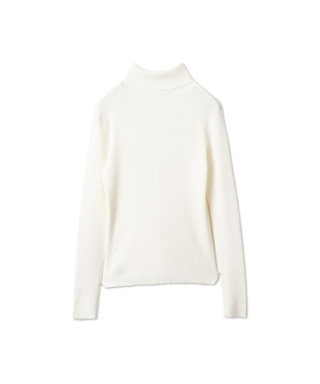WEGO 【手洗い可】タートルネックニット ホワイト