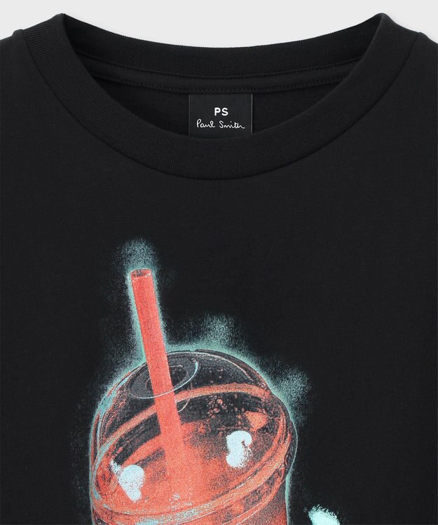 Paul Smith Neon Drink 半袖Tシャツ ブラック