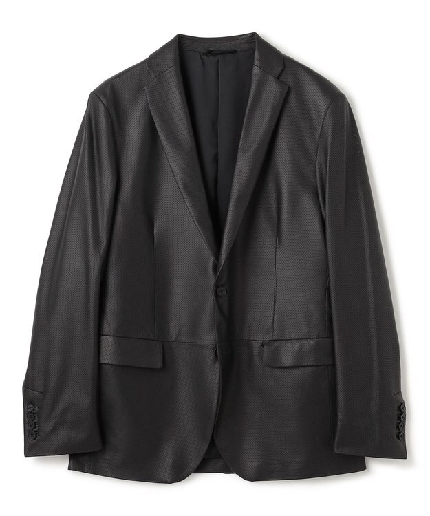 JOSEPH HOMME ライトパンチングレザー　ジャケット ブラック系