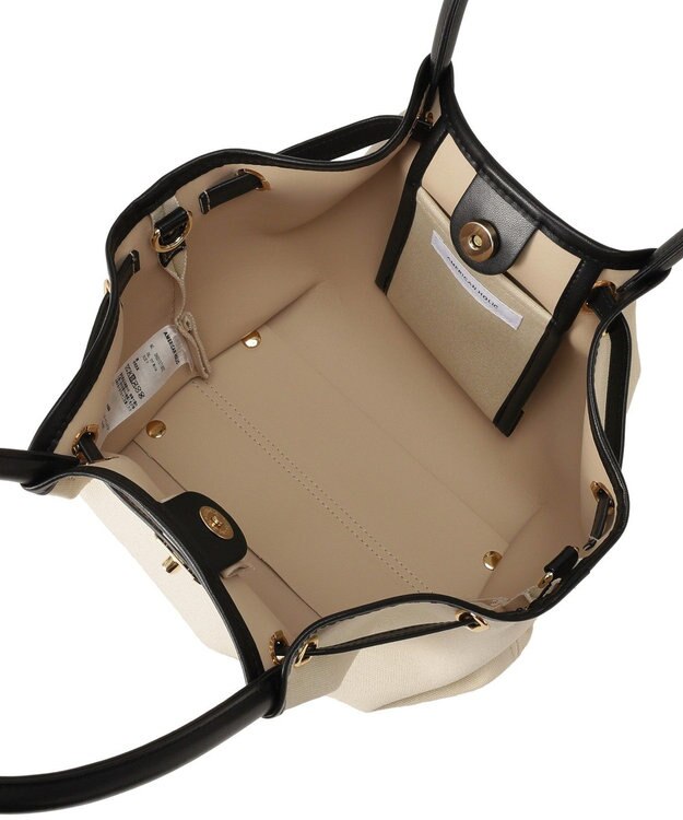 AMERICAN HOLIC 【2点SET】ベルトラウンドトートバッグ Off White