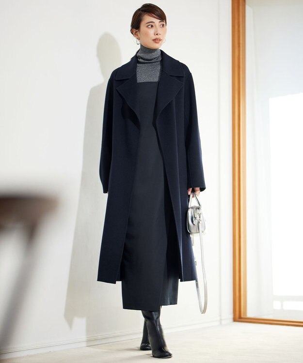 ICB 【人気のため新色追加】ウールリバー トレンチコート ネイビー系