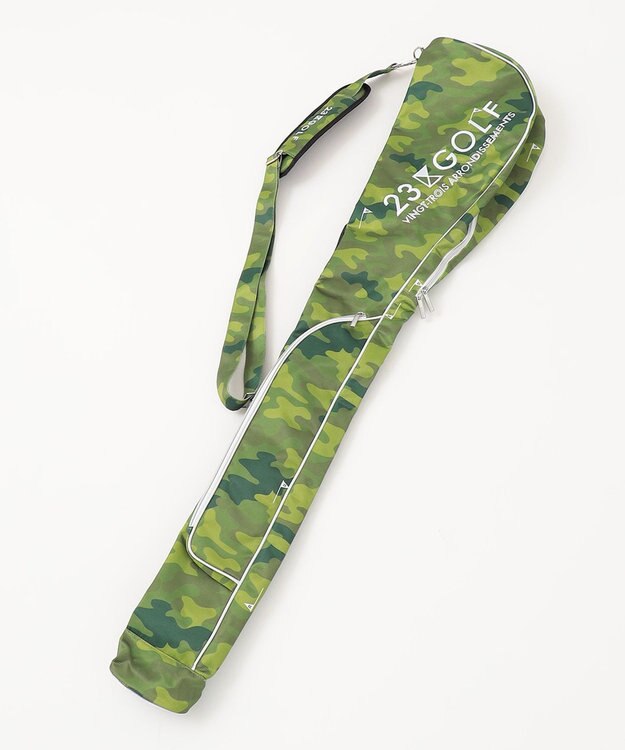 23区GOLF 【UNISEX】カモフラ柄 クラブケース カーキ系5