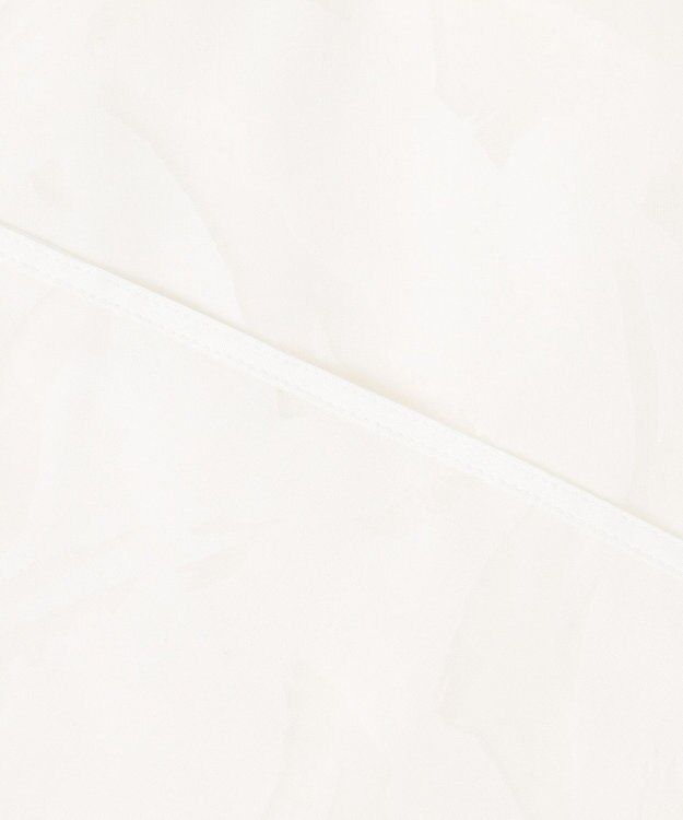 ICB L 【前後着用可能・洗える】T/Cオパールプリント ブラウス オフホワイト系