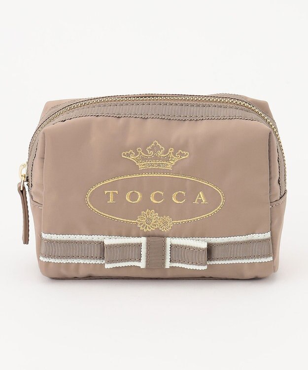 TOCCA LOGO POUCH ポーチ ベージュ系