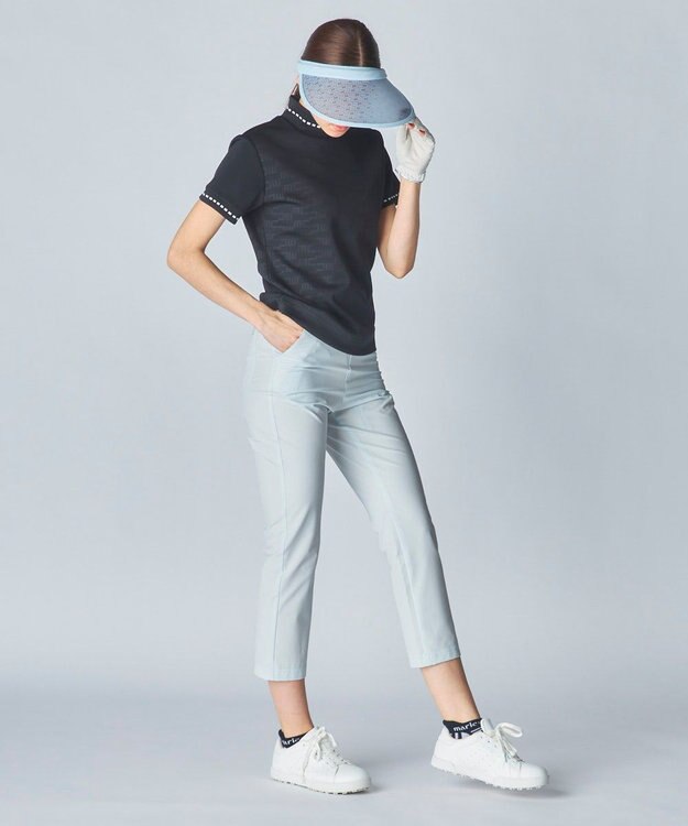 FILA GOLF／marie claire 【Marie claire sports】【4L～6Lサイズ】美楽イージーパンツ グレー