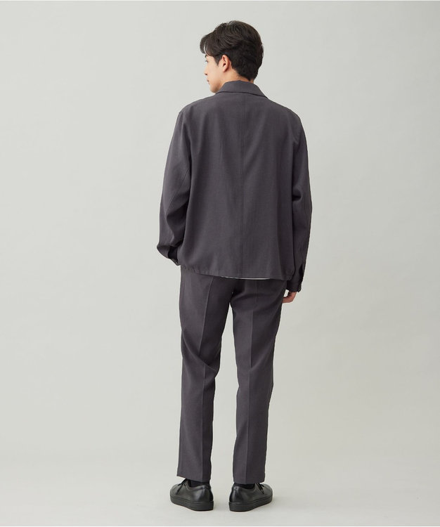 UNFILO MENS 【OCEANS YouTube 掲載/男女兼用】WOOL TOUCH 機能美シャツブルゾン チャコール