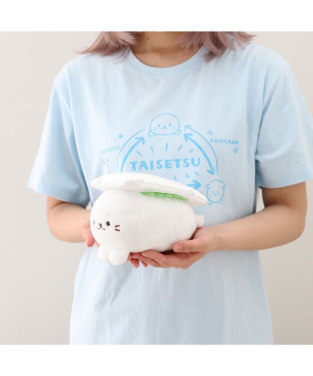 Mother garden しろたん 白いもの マスコット 17.5cm 《イカのおすし》 ホワイト