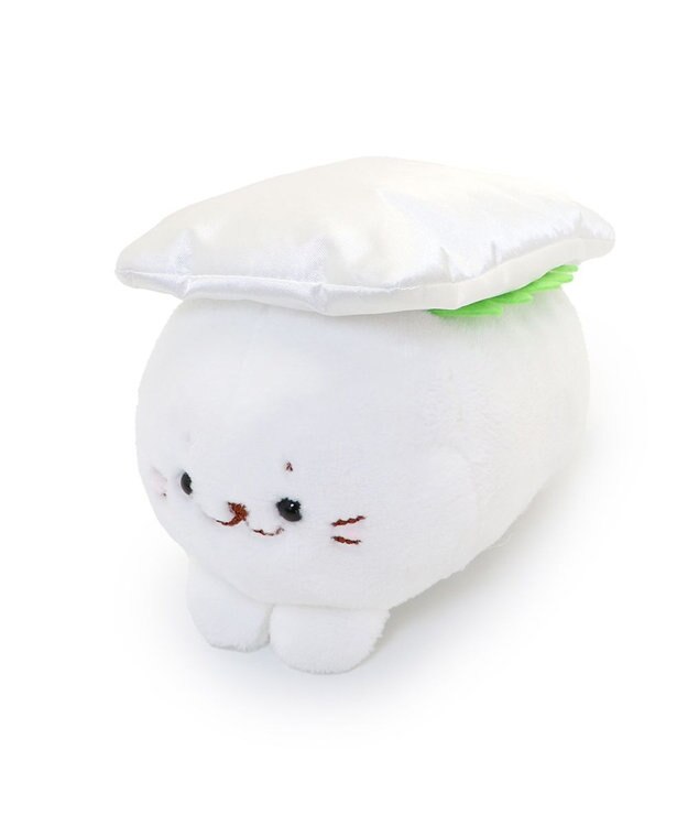 Mother garden しろたん 白いもの マスコット 17.5cm 《イカのおすし》 ホワイト