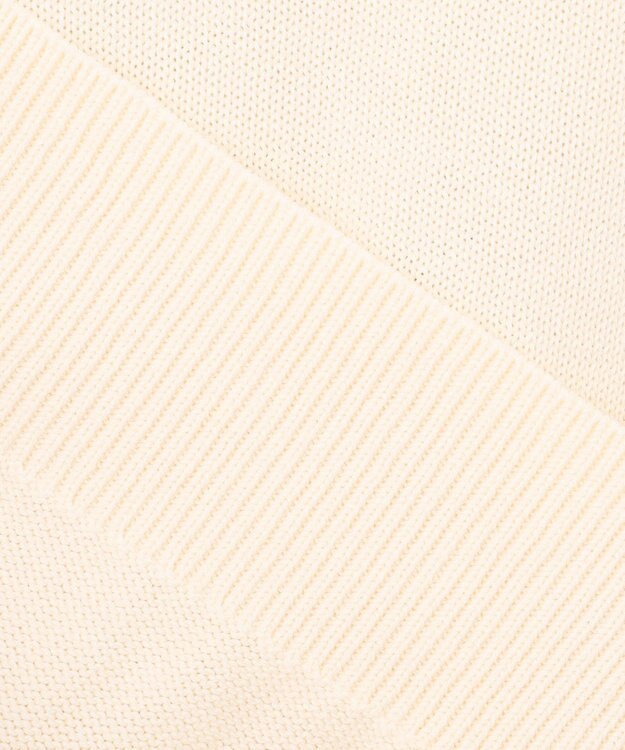 BEIGE， 【洗える】FENNEL / コットンスパンコール半袖ニット Meringue