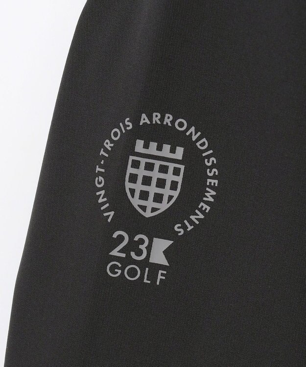 23区GOLF 【MEN】ライトフーデットブルゾン ブラック系