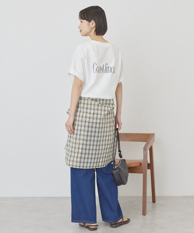 AMERICAN HOLIC COASTLINEA ロゴTシャツ Charcoal Gray