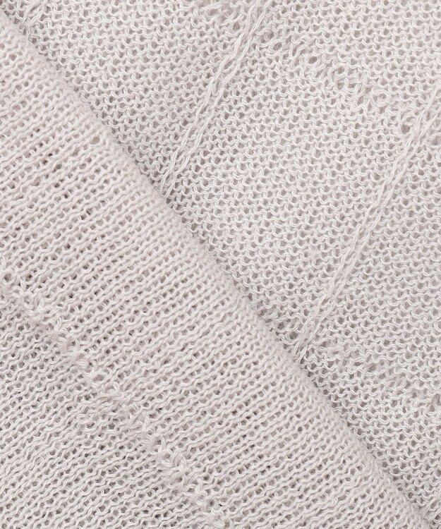 J.PRESS LADIES 【洗える】WINDY JACKET ニット ジャケット グレージュ系