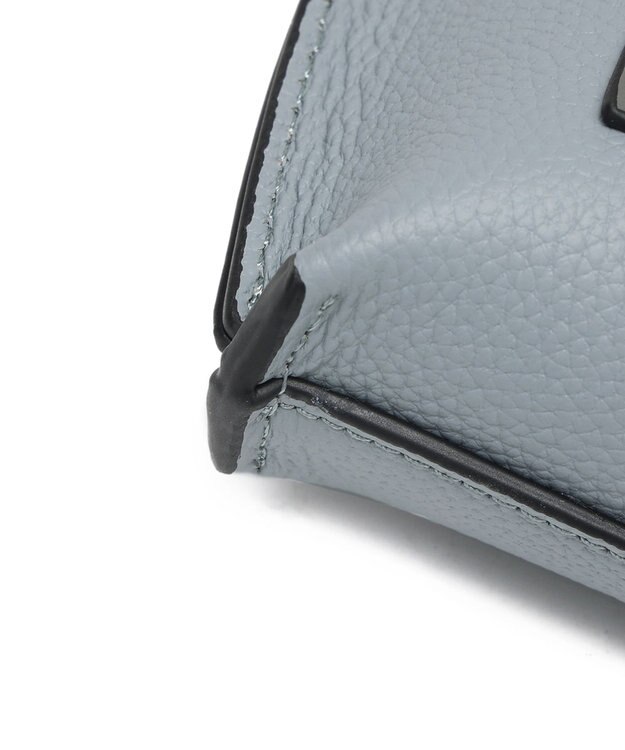 style code 【PADMA/パドマ】ベルトデザイン　シュリンクレザーマルチポシェット ブルーグレー