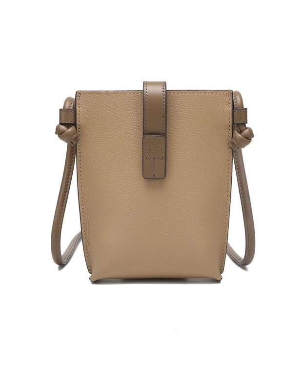 style code 【PADMA/パドマ】ベルトデザイン　シュリンクレザーマルチポシェット ベージュ