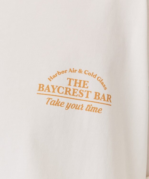 AMERICAN HOLIC BARロゴプリントTシャツ Off White