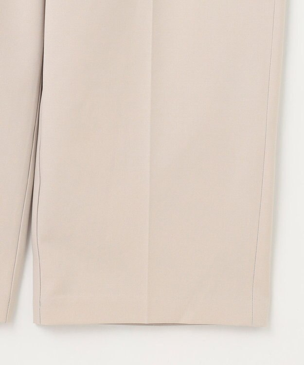 ANY L 【洗濯機可/ストレッチ/ウエストゴム/セットアップ可】イージーケアワイドパンツ ベージュ