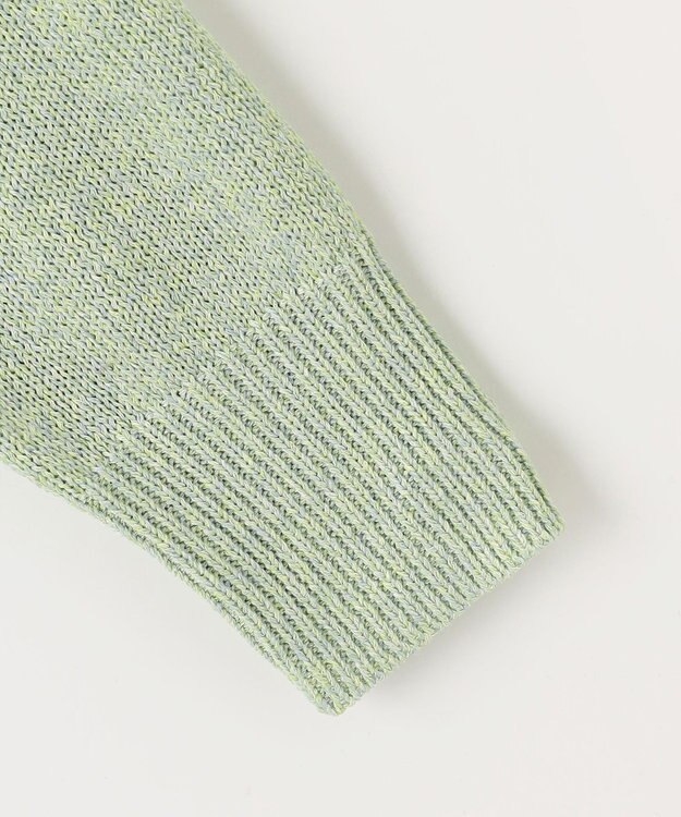 J.PRESS LADIES 【洗える】Reeves  Shine クルーネック ニット グリーン系