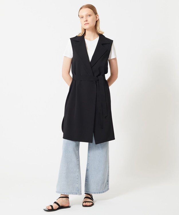 BEIGE， 【WEB＆一部店舗限定】ENCALYPTNS / ロングジレ Black