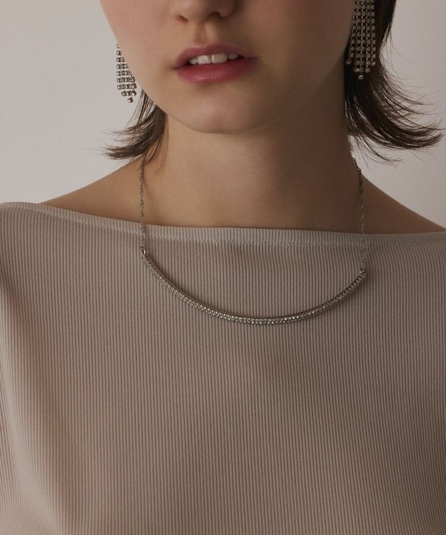 GRACE CONTINENTAL シアーアセテートカットトップ ベージュ